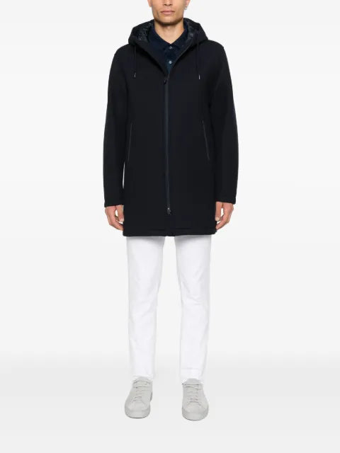 Herno zip-front hooded jacket