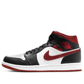 Air Jordan 1 Mid 'Black White Gym Red' – 554724-122