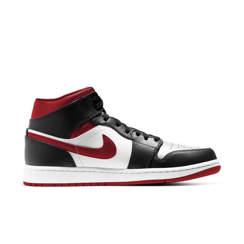 Air Jordan 1 Mid 'Black White Gym Red' – 554724-122