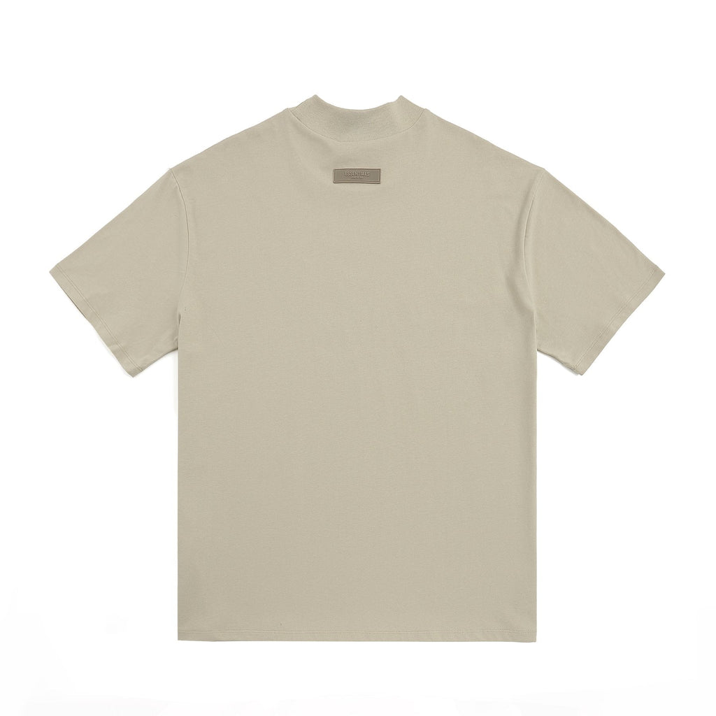 ESSENTIALS 1977 Contrast Graphic Mock-Neck T-Shirt